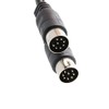 Ancable 4.0M Large 8 Pin Din Male-Male Speaker Audio Cable