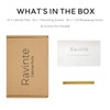 Ravinte 40 Pack 6 inch Cabinet Pulls Brushed Brass Stainless