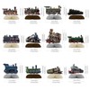 POMNUG 12-Pack Train Honeycomb Centrepieces Retro Train Centrepieces Table Decorations