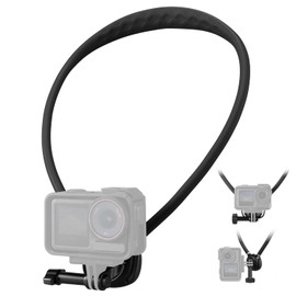 K&F CONCEPT Supporto per Collo con Cuscino d’Aria, Portacamera con Adattatore da 1/4” compatibile con GoPro Hero 13/12/11/10/9/8/7/6/5/4/MAX, Insta 360 X5/X4/Ace Pro 2, DJI Osmo Nano, Action 3/4/5 Pro