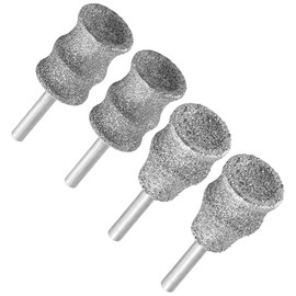 IVEKEN Dog Nail Grinder Bits for Dog and Cat Pet Nail Grinder Attachment Pet Nail File & Clippers for Medium Large Dogs AC(4Pack)