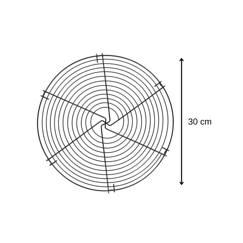 Zenker 684985 Schiebegitter 30 cm, Kühlgitter für Kuchen