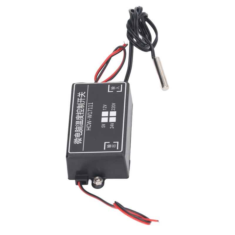 Temperature Controller 12V Microcomputer Digital Thermostat Adjustable Command Type High