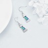 Lighthouse Earrings for Women Sterling Silver Abalone Shell Lighthouse Dangle