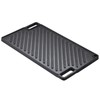 Happybuy Reversible Cast Iron Grill/Griddle, 9.7"x16.7", Pre-Seasoned for Family, Non-Stick