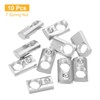 sourcing map Roll-in Spring M6 T Nut, Roll Ball Elastic