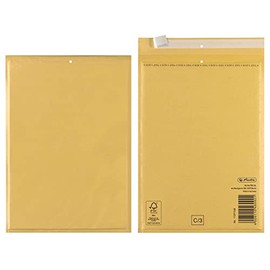 Herlitz 793505 Mailing Bag / Airmail Bag C/3, 150 x 210 mm, brown