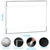 EHWINE 4 Pack 11x17 Wall Mount Acrylic Sign Holder,Horizontal Wall