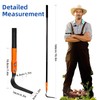 TwinkleTool L Shaped Grass Hoe Multifunctional Garden Hoe Tool, Crevice