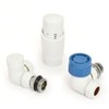 Thermostatic Radiator Valve Corner TRV White – Zeta