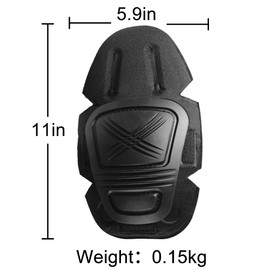 OCANXUE G3 Combat Knee Pads 1 Pair Protective Knee Pads Inserts for Tactical Airsoft Paintball Hunting Military Pants Black