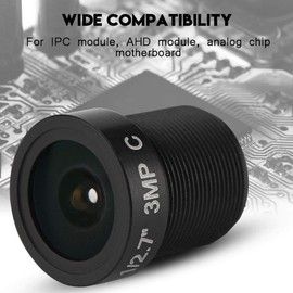 IP Camera Lens 2.8mm CCTV Camera Lens 3 Million Pixels 1/3 Inch IR CCTV Lens 5-Layer Prism Lens for Network Camer