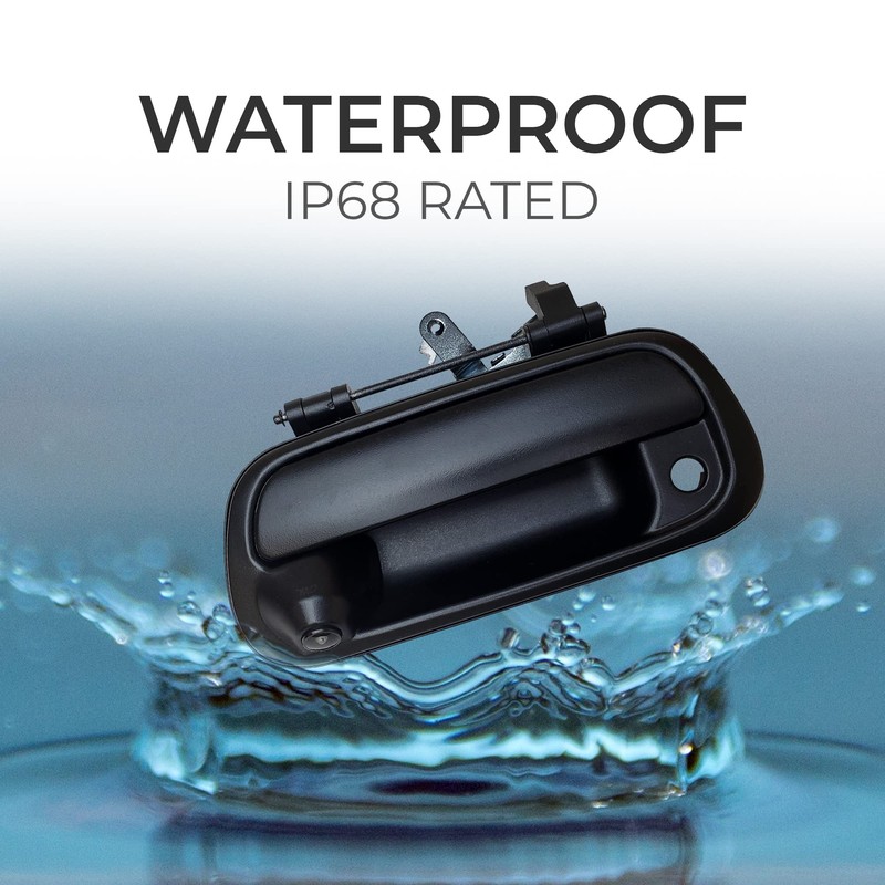 Master Tailgaters Black Textured Tailgate Handle with Backup Camera Replacement