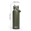 CamelBak Thrive Flip Straw Insulated Stainless Steel Water Bottle Moss,