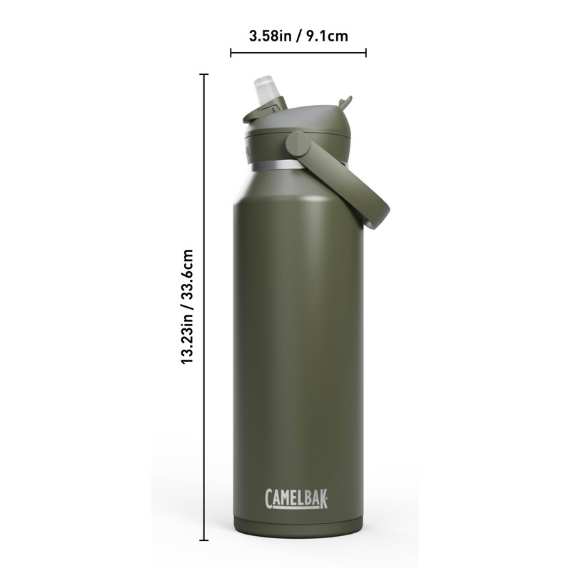CamelBak Thrive Flip Straw Insulated Stainless Steel Water Bottle Moss,