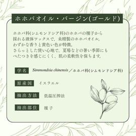 Seikatsu no Ki Jojoba Oil Golden [Unrefined] 16.9 fl oz (500 ml)