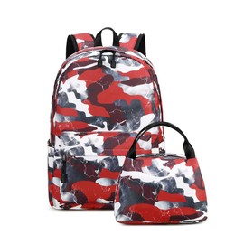 Lmwzh Backpack For Boys Elementary School Bags Kids Bookbag Waterproof Lightweight Durable(A-Red)