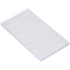 Filofax Personal Clipbook Undated Week to View Refill - White