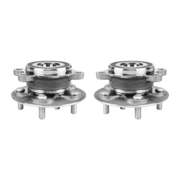 AutoShack Front Wheel Hub Bearing Assembly Pair Replacement for 2018-2022