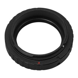 T-Ring Mount Lens Adapter T2 to EF T Mount Photography Accessory compatible with Canon SLR, M42 Thread, 0.75mm Pitch, Black