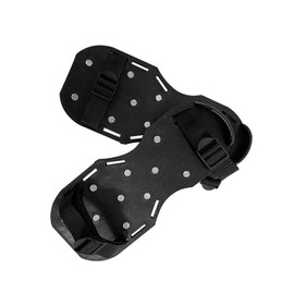 Lawn Aerator Shoes, Spike Shoes Lawn Aerator Tool Aeration Shoes for Epoxy Floor, Lawn Yard Patio Lawn Garden Yard (Black)