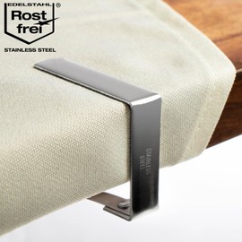 com-four® 16 x Tablecloth Clips Made of 304 Stainless Steel, up to 3 cm Thick, Outdoor Cloth Holder for Tablecloth, Table Clips for Indoor and Outdoor Use, Table Cloth Clips, Tablecloth Clip