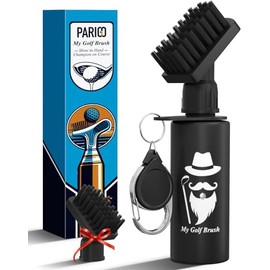 Christmas Stocking Stuffers for Adult Men Women - Golf Club Cleaner Brush with Golf Towel, Golf Accessories Golf Club Cleaning Kit with Retractable Clip Hold 5 Oz of Water Useful Cool Mens Golf Gear