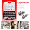 Twidec/1281PCS Nuts and Bolts Assortment Kit,Machine Screws,304 Stainless Steel Phillips