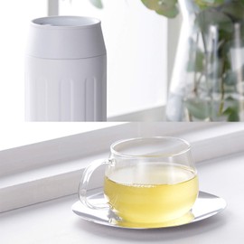 Wahei Freiz IM-0021 Pitcher, White, 0.3 gal (1 L), Hot Water, Cold Tea, Cold Tea, Vacuum Insulated Structure, Table Bottle
