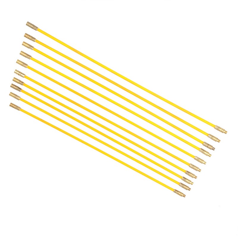 10pcs 4mm Fiberglass Running Wire Cable Electrical Fish Tape Pull