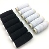 FQTANJU Round Shirring Elastic Craft Cord（6 Black+6 White）
