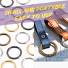 Swpeet 60 x Heavy Duty Metal O Rings 4 Colours