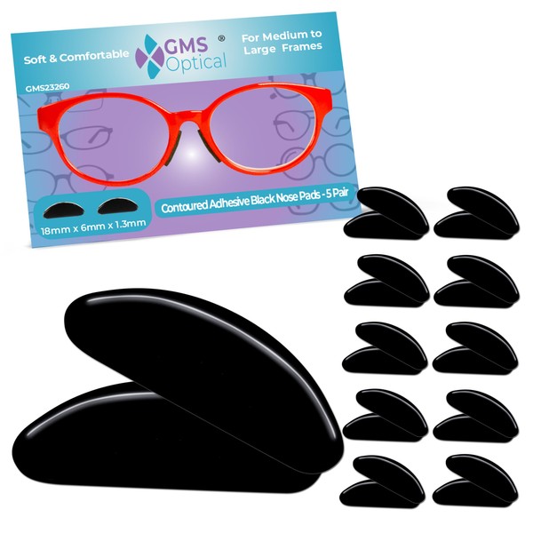 GMS Optical 1.3mm Ultra-Thin / 18mm Long Length - Anti-Slip