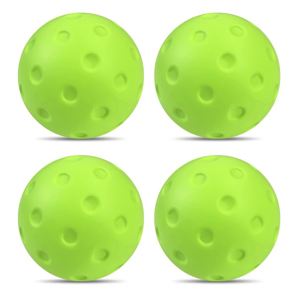 MYKUJA Silent Pickleball Balls, Quiet Balls for Foam Pickleball Practice