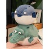 Cuddly Chubby Crocodile Plush Toy, Soft Crocodile Plush Cushion for