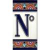 TORO DEL ORO House Numbers & Tile Letters - Enamel
