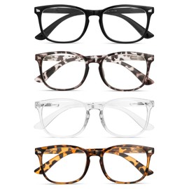 BLS BLUES Reading Glasses for Women for Home, Office & Driving - HD Clear Readers with Blue Light Blocking Protection