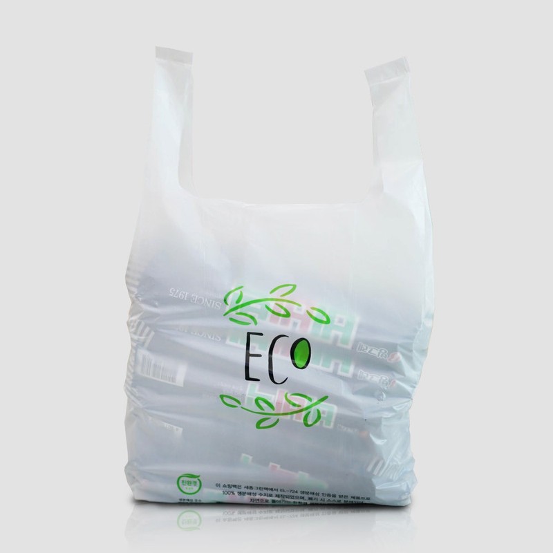 Real-life eco-friendly biodegradable plastic bags (small) 100 sheets / 친실사
