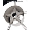Mojiate 13.5" Boat Steering Wheel with PU Foam Cover, Stainless