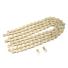 Bike Chain 116 Links 10 Speed Electroplating Rust Protection Mountain Bike Chain for Mountain Road Bike