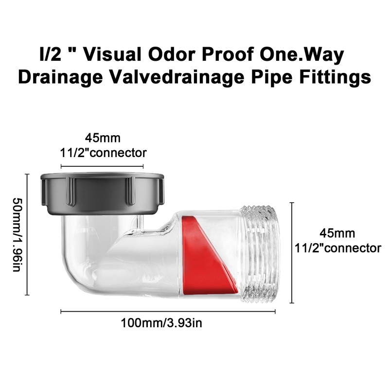 QruiLanTu Sink Trap 1 1/2'' P-Trap Replacement Upgrade Visible Sink