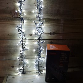 Premier PLC 768 LED compact cluster brights (4.5m lit length). Multi Action and Low Voltage. Indoor and Outdoor/Timer Function available. (White)