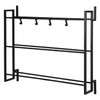 MyGift Ball Rack Wall Mounted, 3 Tier Gym Exercise Equipment