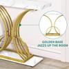 YITAHOME Gold Console Table, Modern Sofa Table for Living Room,
