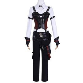 Yejue Game Love Deepspace Miss Heroine Cosplay Costume Cool Black Uniform Cosplay Full Set Suit Party Show