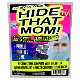 Hide That Mom, Revolutionary Embarrassing Mom Concealment System, Mothers Day for Parents, Joke from Daughter