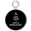 Gift Insanity KEEP CALM IT'S JUST A WHEELCHAIR SHORT CHAIN