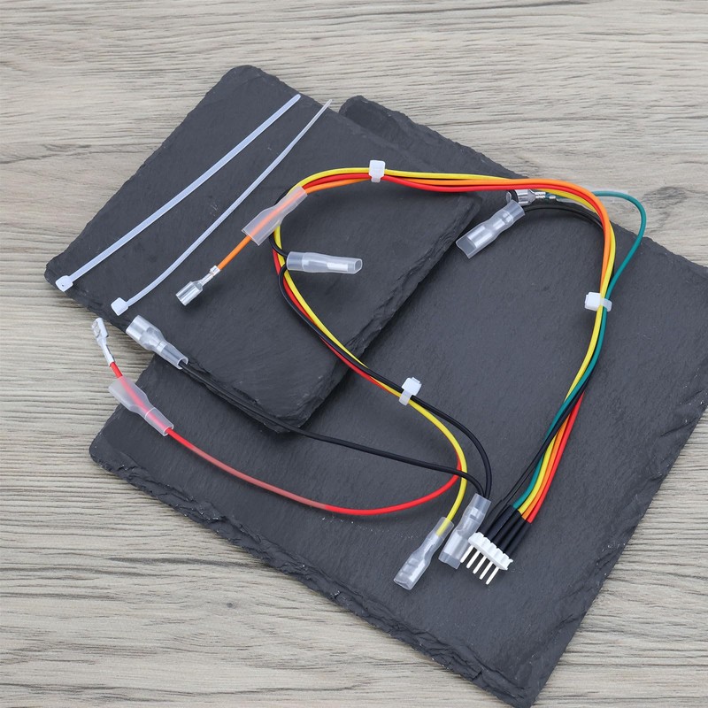 Micro Traders 2Pcs Arcade 0.187inch Microswitch Terminals 8pin/2pin to 5pin