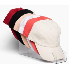 Britton Lane- Acrylic Hat Rack Organizer – Elevated Storage Stand for Hats, Clutches, Wallets and Chic Organization – Premium Multi-Purpose Raised Design for Stylish Display