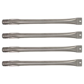 UpStart Components 4-Pack BBQ Gas Grill Tube Burner Replacement Parts for Kenmore 148.16656010 - Compatible Barbeque Stainless Steel Pipe Burners